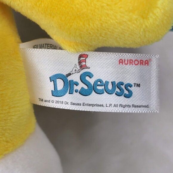 Aurora World Dr Seuss Sam I Am Green Eggs and Ham Plush Doll Stuffed Toy 12" NWT - Picture 7 of 10